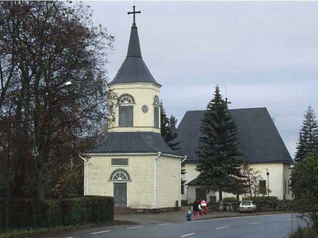 Lapinjärven ruotsalainen kirkko. Martti Jokinen 1989