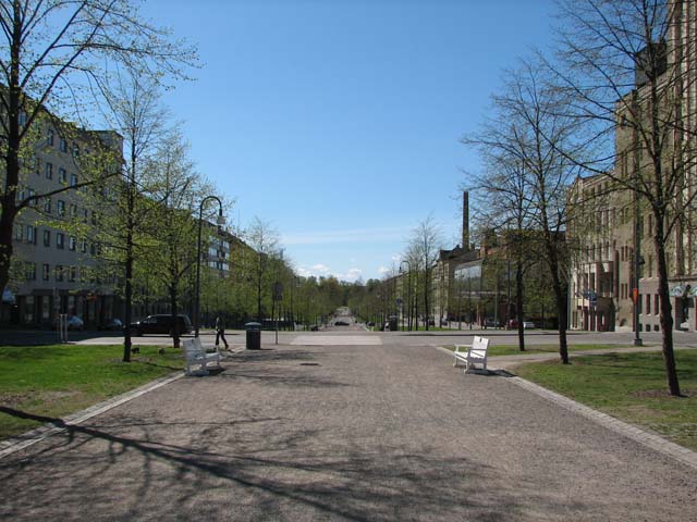 Hämeenpuistoa pohjoispää. Jari Heiskanen 2007