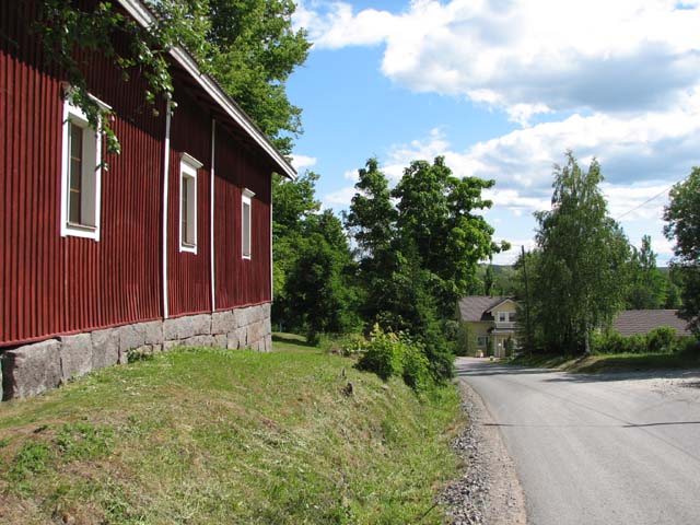Hämeenkyrön kyläraitti ja pappilan rakennus. Jari Heiskanen 2007