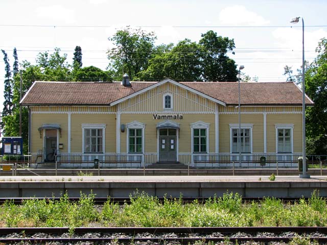Vammalan, entinen Tyrvään rautatieasema. Jari Heiskanen 2007