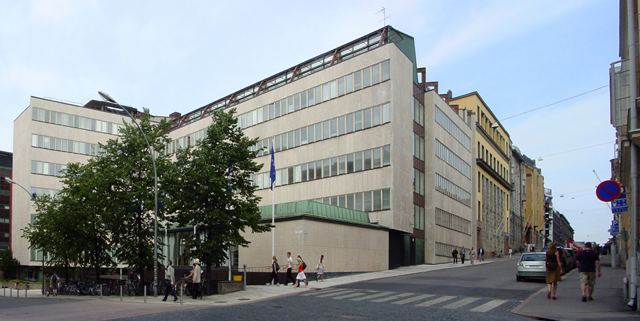 Helsingin yliopiston laitosrakennus Porthania. Saara Vilhunen 2007