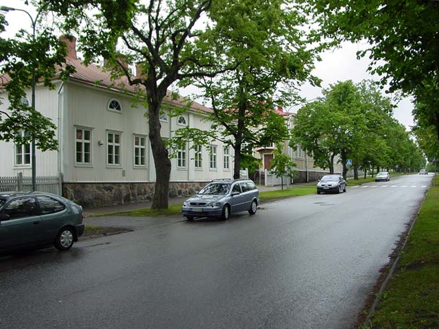 Jean Wiikin suunnittelema alkeis- ja reaalikoulu Tammisaaren koulukorttelissa. Mikko Härö 2007