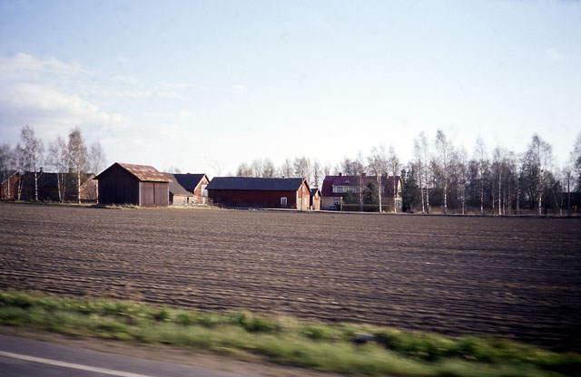 Näkymä Huovintieltä Nakkilassa. Martti Jokinen 1993