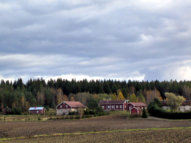 Laukkaniityn kylää Auran kunnassa. Johanna Forsius 2007