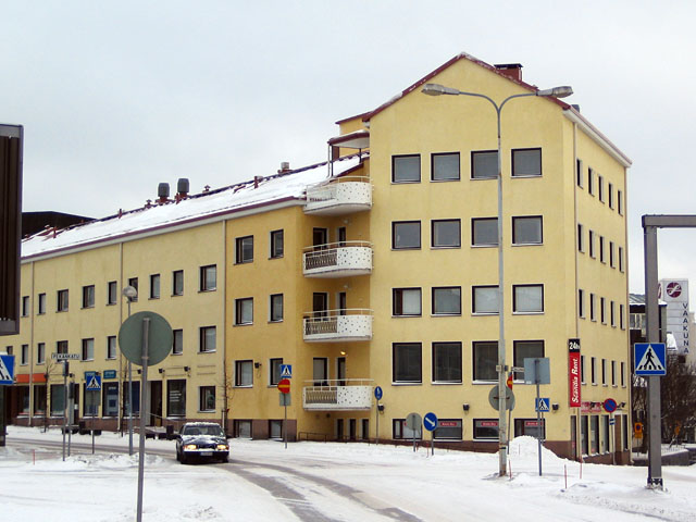 Kauppalantalo Rovaniemen keskustassa. Johanna Forsius 2008