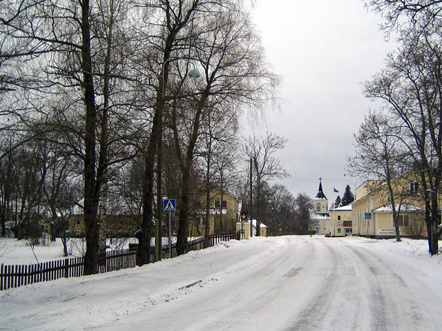 Lapinjärven kirkonkylän raittia. Johanna Forsius 2008
