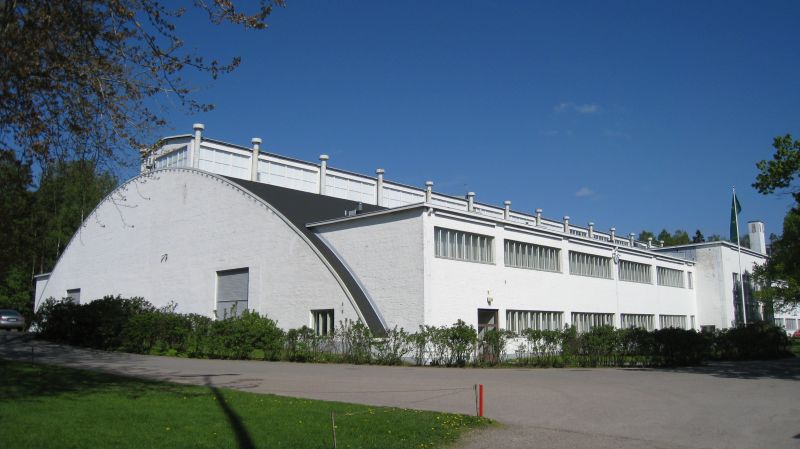 Ruskeasuon ratsastushalli. Museovirasto 2016