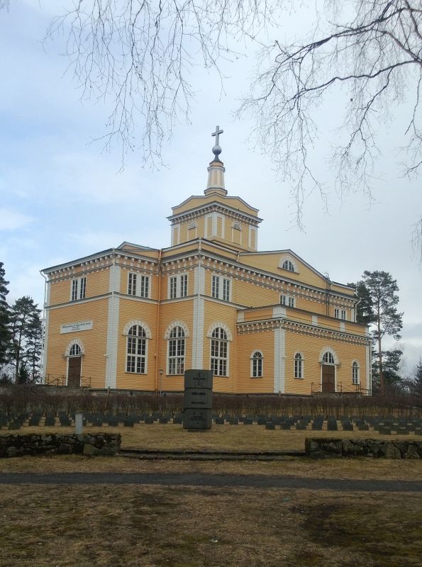 Rautalammin kirkko. Marja-Leena Ikkala 2014