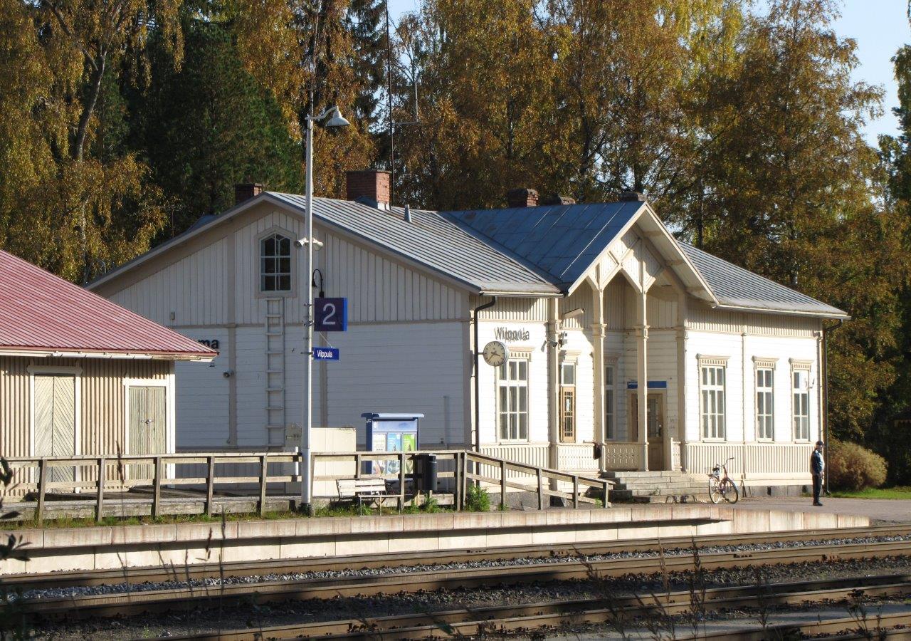 Vilppulan rautatieasema. Wiki Loves Monuments, CC BY-SA 4.0 Tarja antikainen 