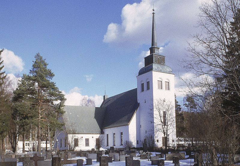 Valkealan kirkko. Martti Jokinen 1996