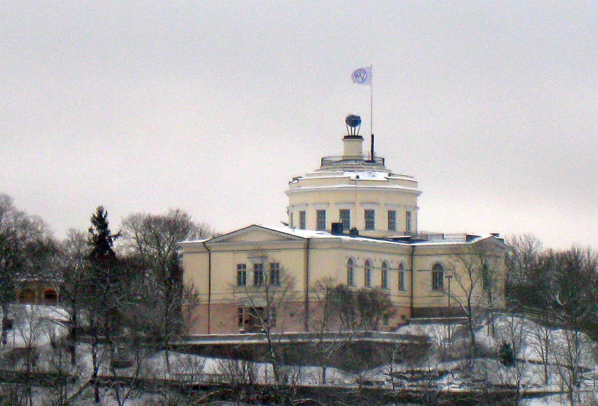 Turun Akatemian observatorio Vartiovuorenpuistossa. Museovirasto / Museiverket 2018