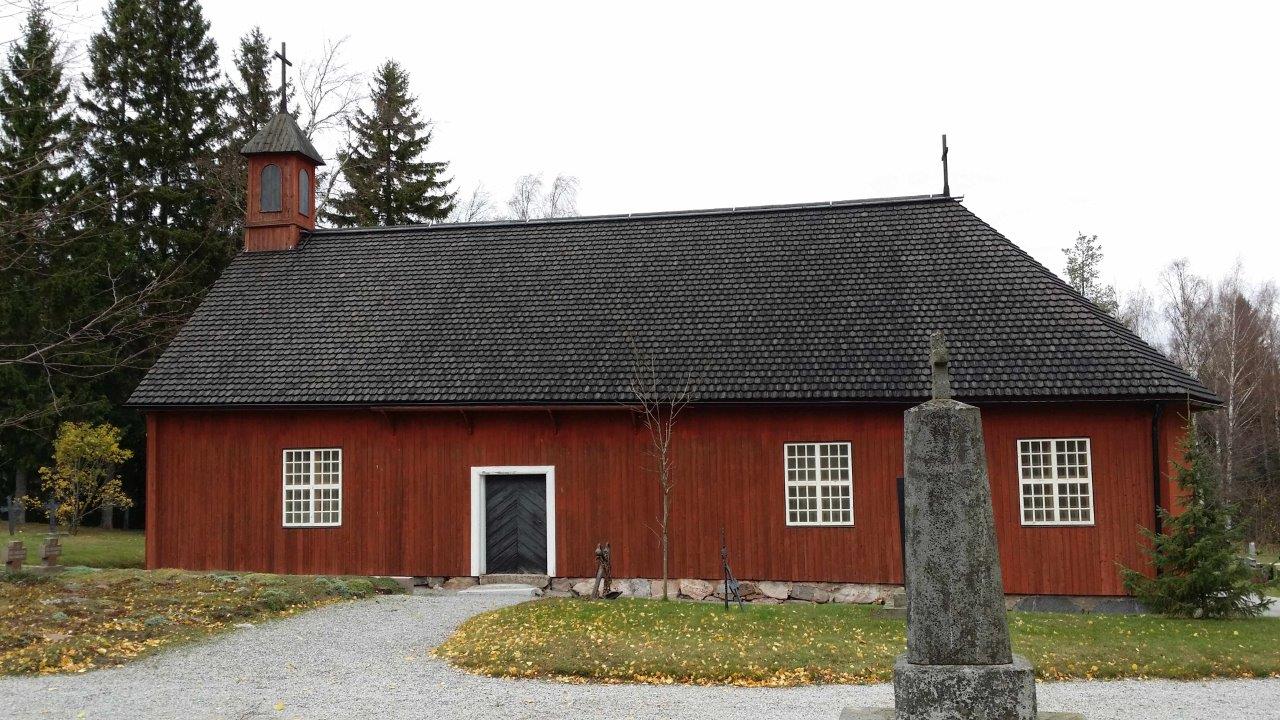 Pyhämaan uhrikirkko on parhaiten säilyneitä 1600-luvun puukirkkoja. Wiki Loves Monuments, CC BY-SA 4.0 Jkangasv 2014