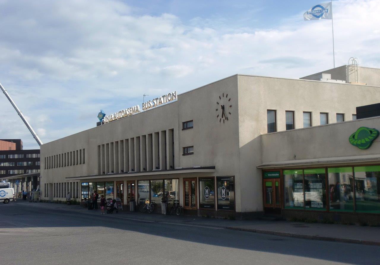 Tampereen linja-autoasema. Wiki Loves Monuments, CC BY-SA 4.0 Mikkoau 2016