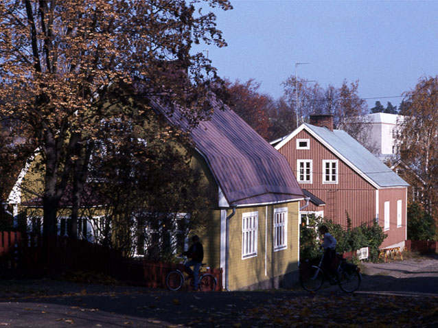 Linnanpellon asuinaluetta. Hannu Puurunen 1981