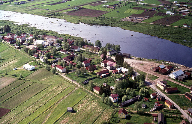 Plassin alue Kalajoen suulla. Hannu Puurunen 1973