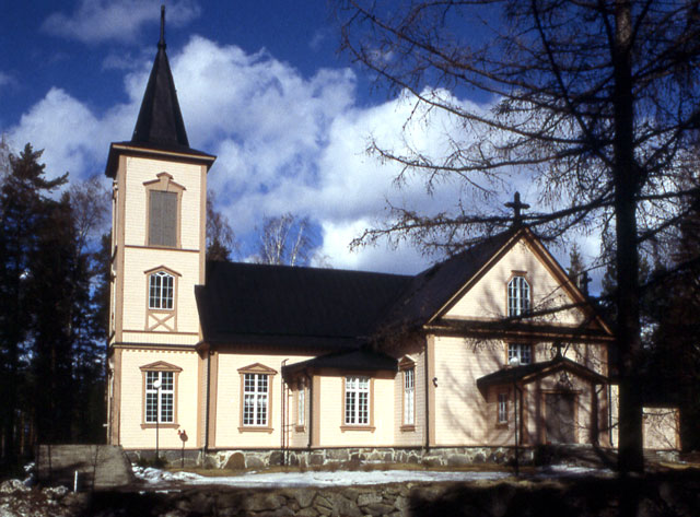 Anttolan kirkko. Martti Jokinen 1996