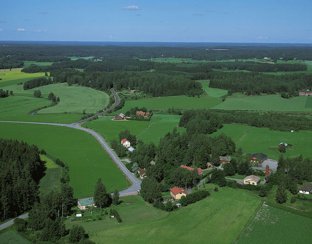 Snappertunan kirkonkylä. Hannu Vallas 1998