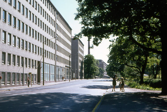 Arabian tehdas Hämeentieltä kuvattuna Elias Härö 1969