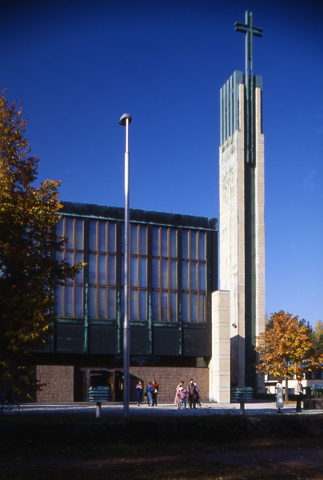 Lauttasaaren kirkko. Martti Jokinen 1993