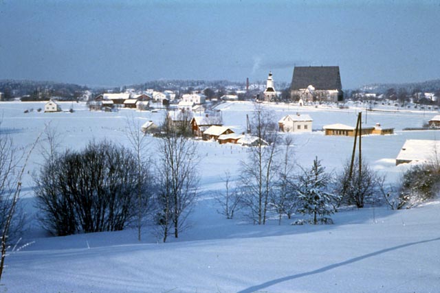 Sauvon kirkkomaisema. Olavi Tapio 1970