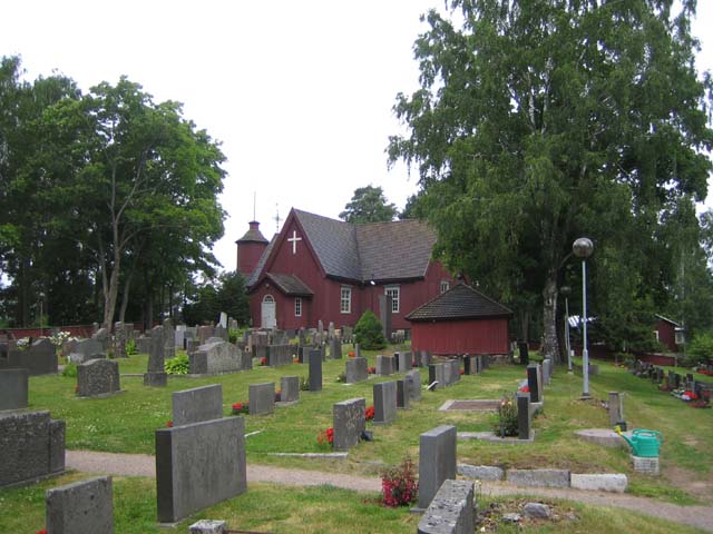 Merimaskun kirkko ja hautausmaa. Johanna Forsius 2007
