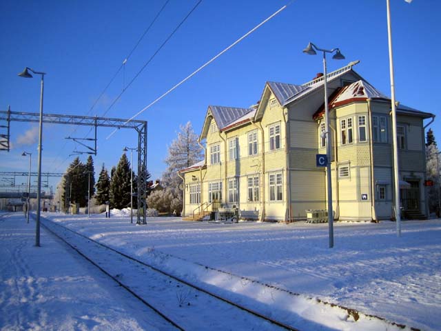 Kajaanin rautatieasema. Selja Flink 2007