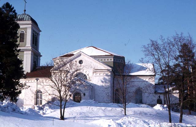 Kymin kirkko Kotkassa. Elias Härö 1980