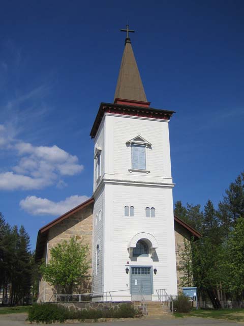 Sodankylän uudempi kirkko. Johanna Forsius 2007
