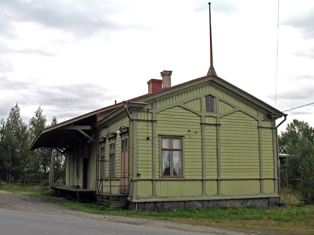 Vaskiluodon rautatieasema. Tuija Mikkonen 2007