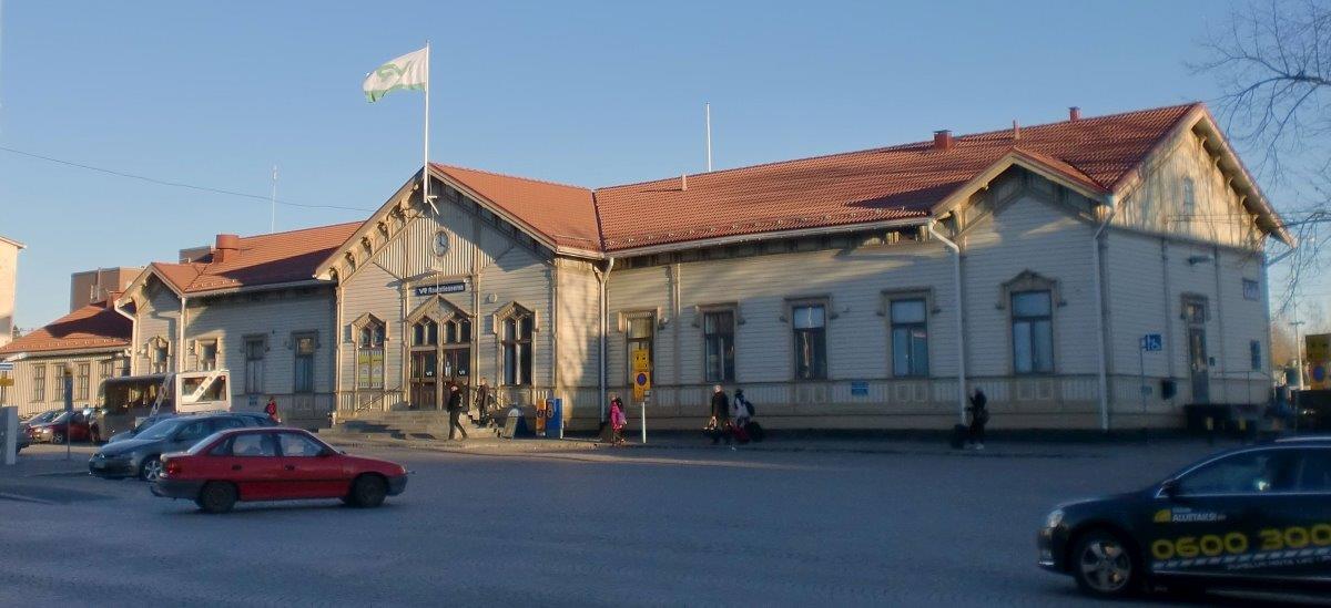 Oulun rautatieasema. Wiki Loves Monuments, CC BY-SA 4.0 Mikkoau 2014